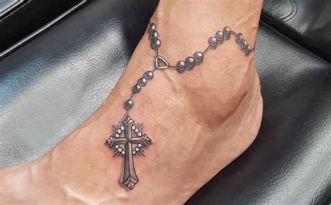 tatuaje rosario|Tatuajes de Rosarios con su Significado, Diseños e。